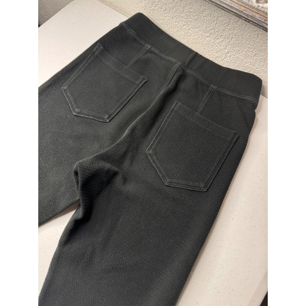 OFFLINE by Aerie Womens Black Textured Pique High Rise Flare Leggings Small - Picture 8 of 8